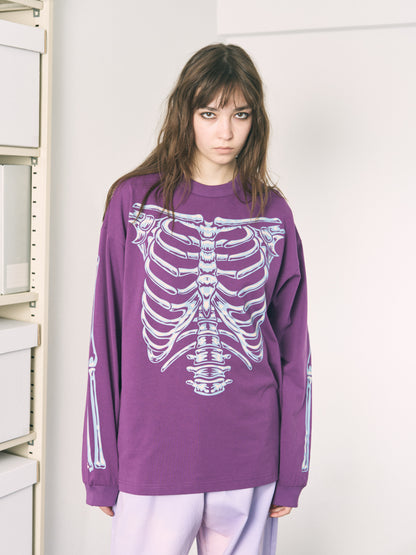 BONES L/S TEE WHITE
