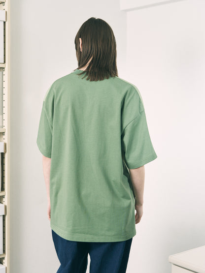 SCRIPT S/S TEE WHITE x BLACK
