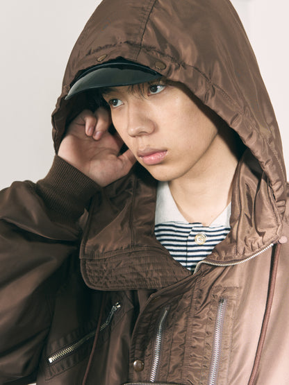 VISOR LIFT FLIGHT JACKET BLACK