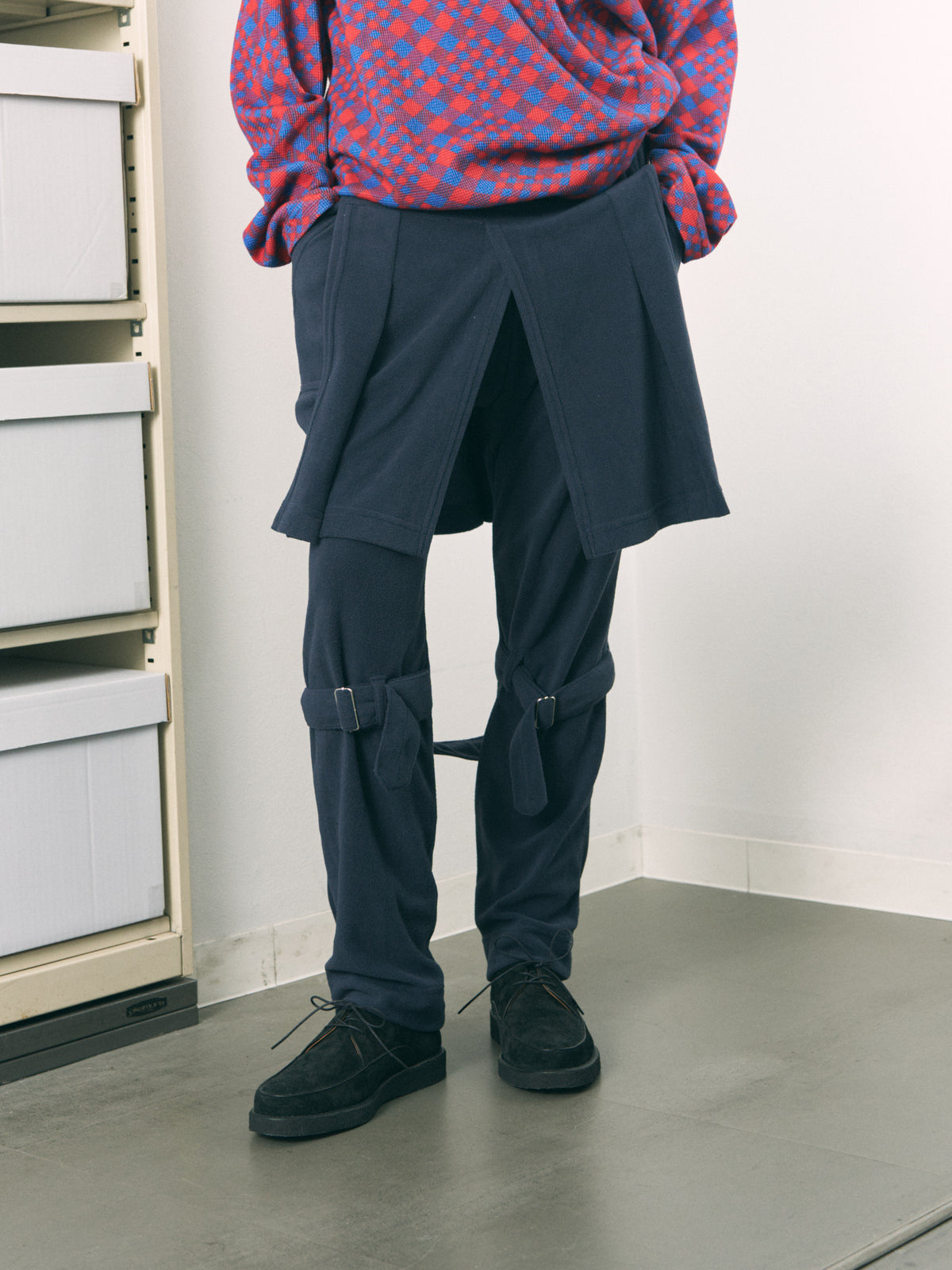 BONDAGE PANTS FLEECE BEIGE