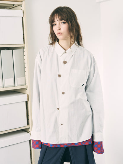 FLOATING HEART SHIRT WHITE