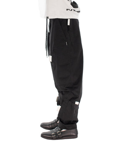 PULL TAB FLIGHT PANTS BLACK