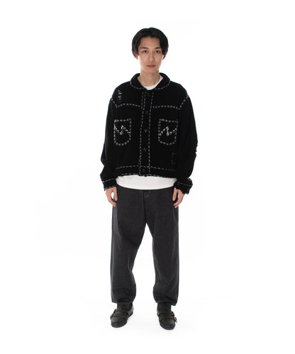 NH X PHINGERIN PG1 SAVAGE KNIT BLACK