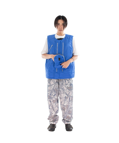 ELEVATION BOMBER VEST BLUE