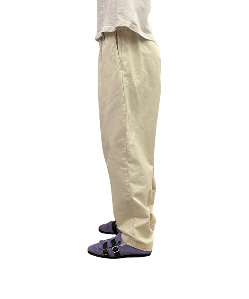 SHORE CHINO TROUSERS IVORY