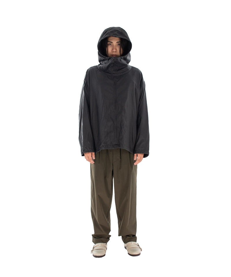 FULL PACK NYLON RIPSTOP ANORAK MOSS BLACK