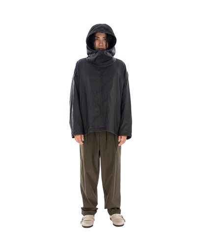 FULL PACK NYLON RIPSTOP ANORAK MOSS BLACK