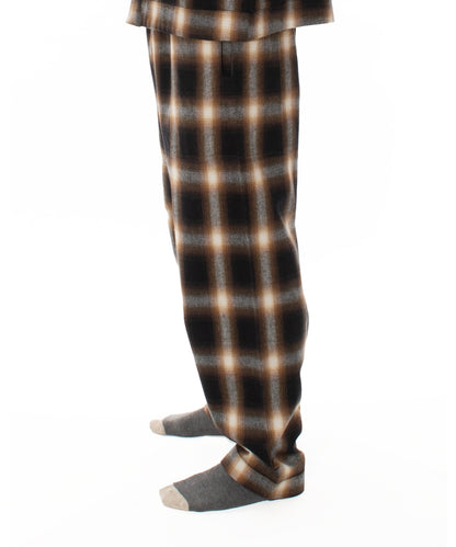 NIGHT PANTS HOMBRE PLAID BROWN