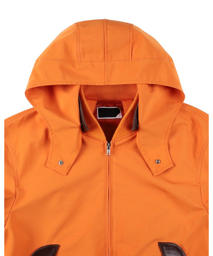 DETACHABLE HOOD JACKET ORANGE