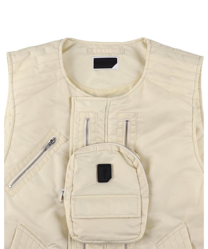 ELEVATION BOMBER VEST IVORY