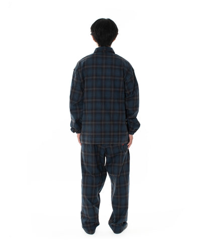 NIGHT SHIRT HOMBRE PLAID NAVY