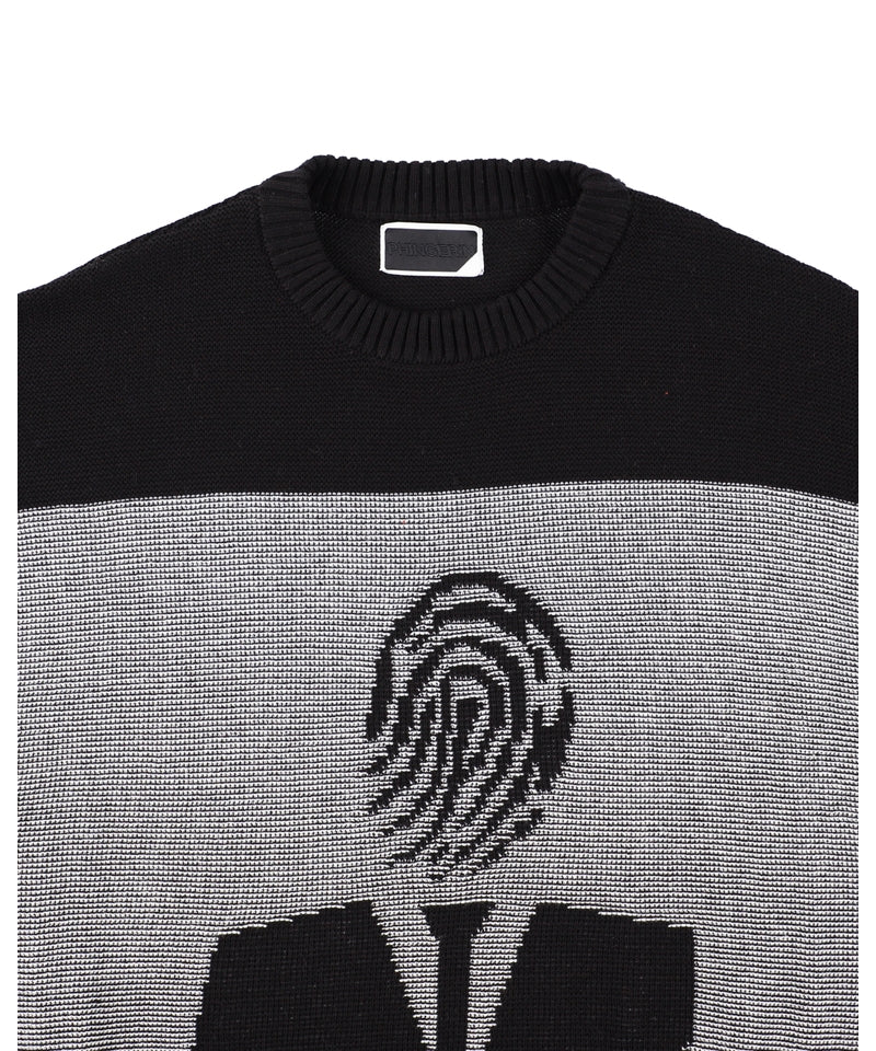 AGENT KNIT SWEATER BLACK