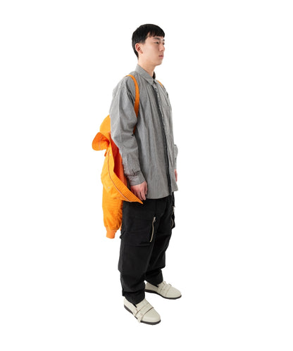 ELEVATION HOODED BOMBER JACKET ORANGE