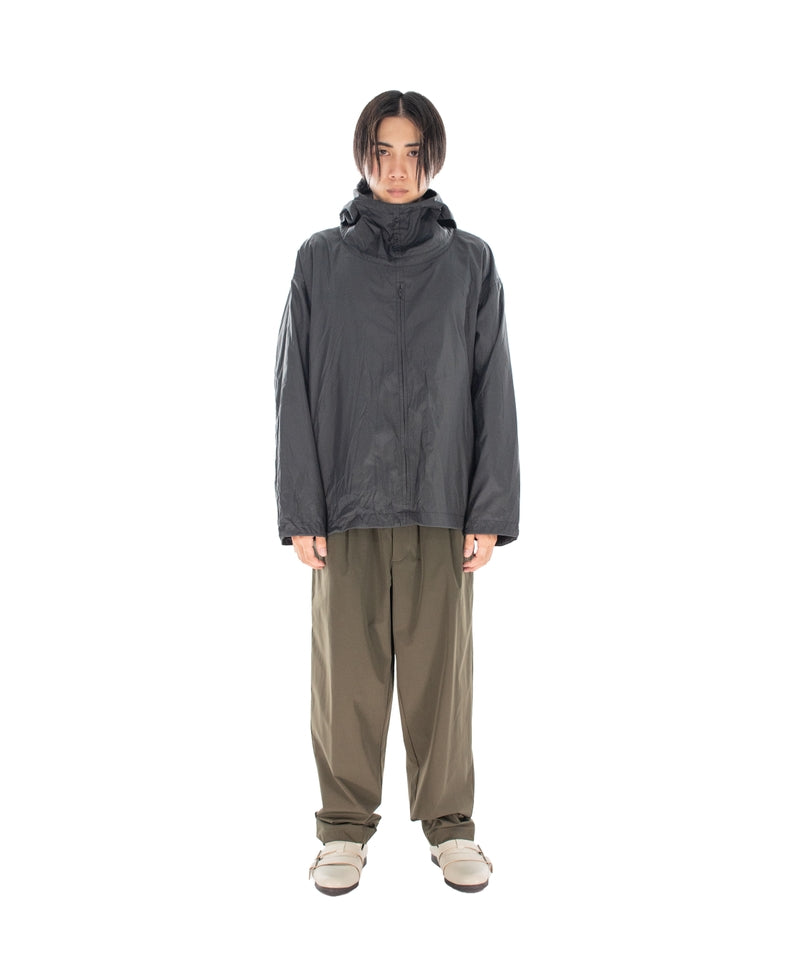 FULL PACK NYLON RIPSTOP ANORAK MOSS BLACK