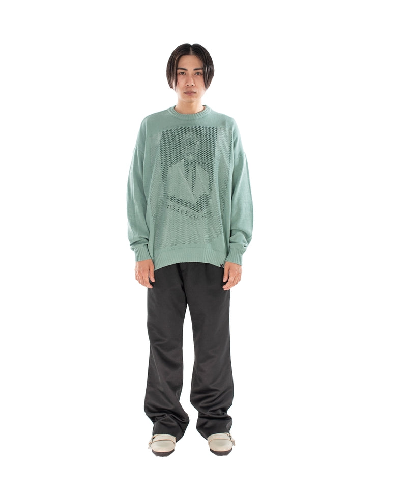 WINDOW WEB SWEATER MOSS MINT