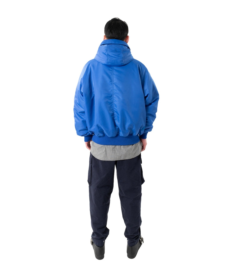 ELEVATION HOODED BOMBER JACKET BLUE