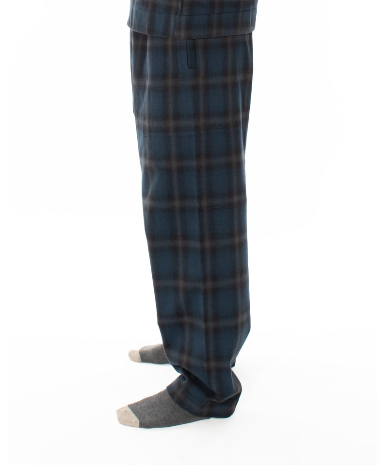 NIGHT PANTS HOMBRE PLAID NAVY