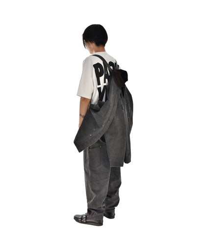 RIVET WORK COVERALL BLACK