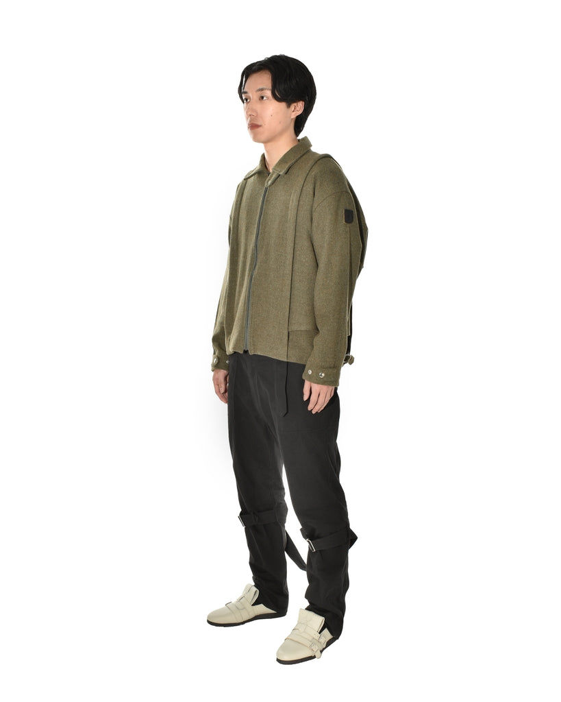 NOREN WOOL BLOUSON GREEN