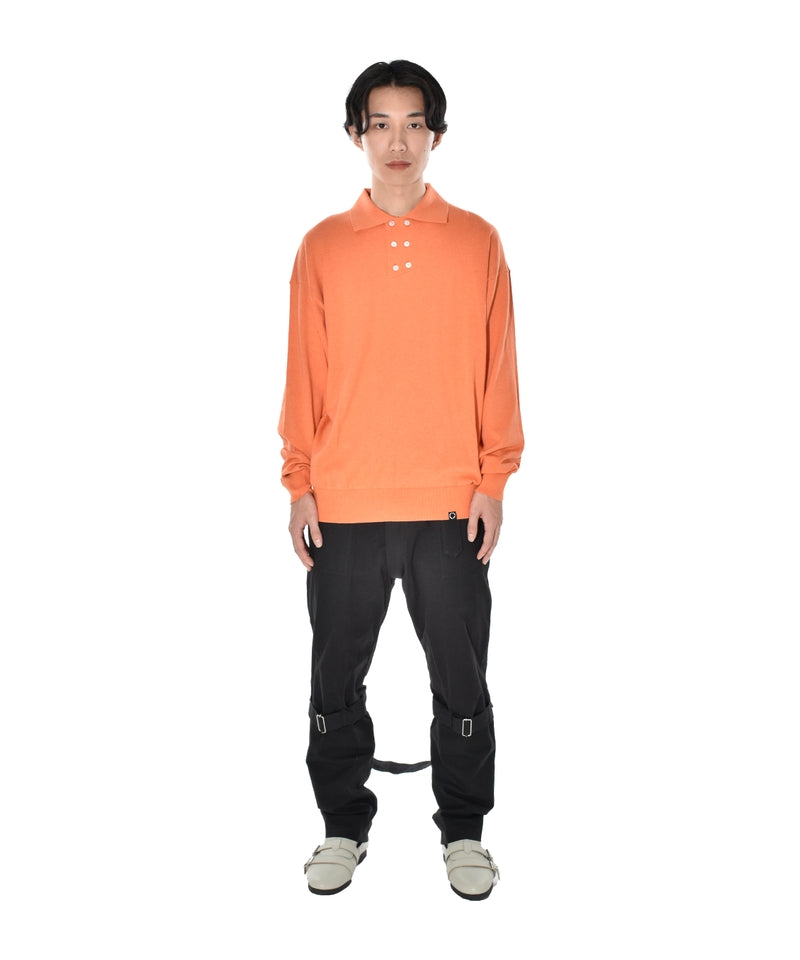 DOUBLE KNIT POLO ORANGE