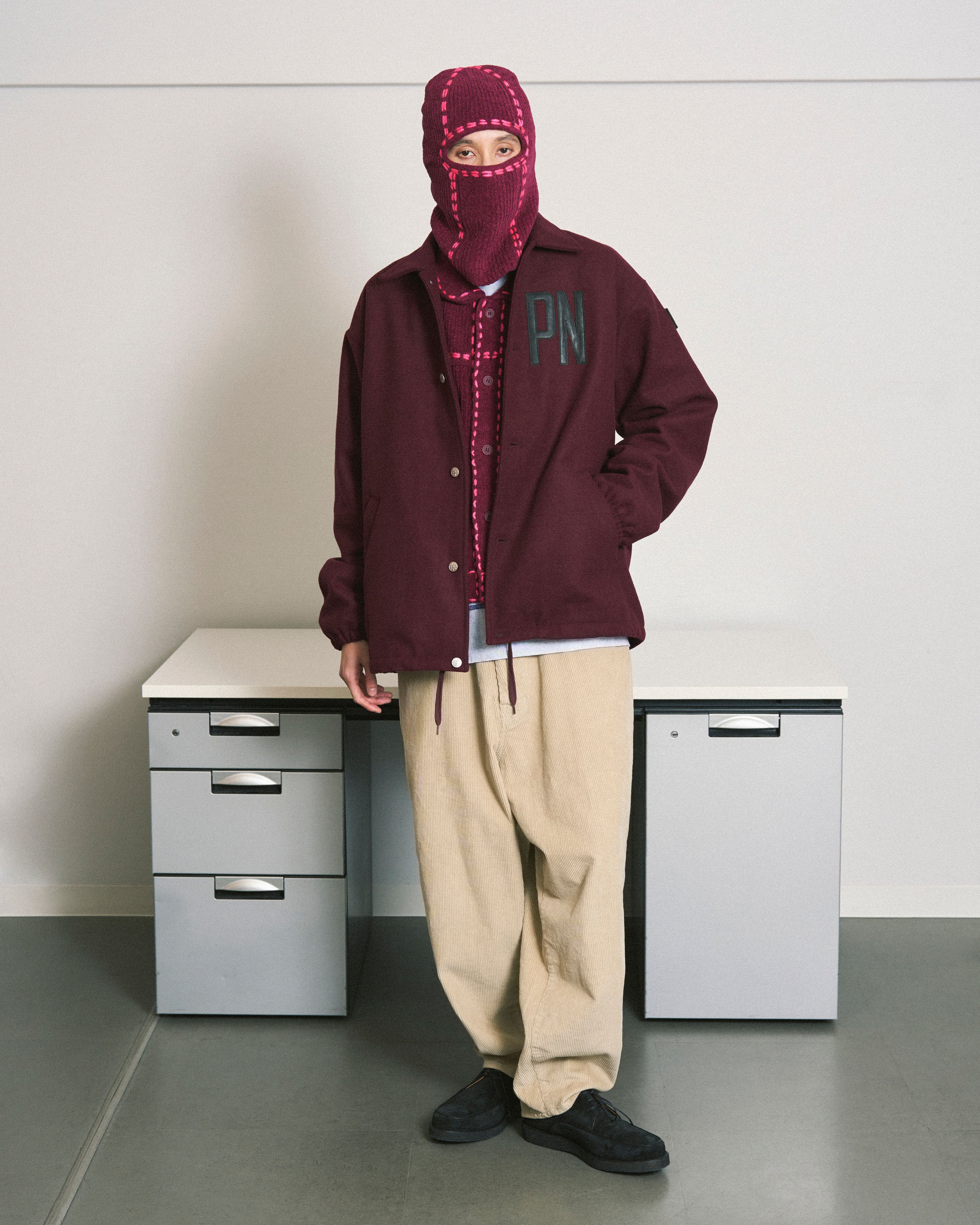 PG1 BALACLAVA BURGUNDY – PHINGERIN