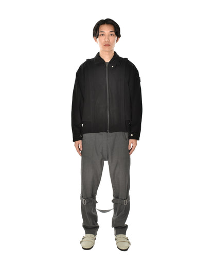 NOREN WOOL BLOUSON BLACK