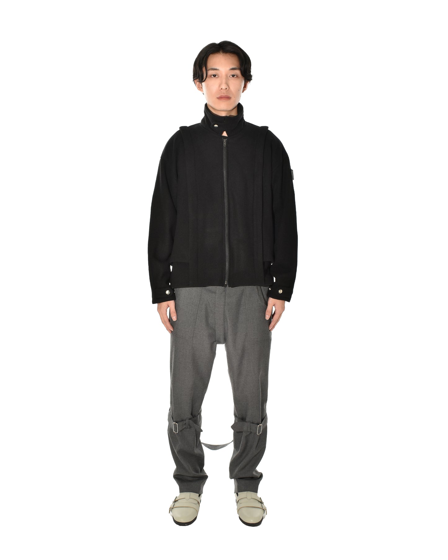 NOREN WOOL BLOUSON BLACK