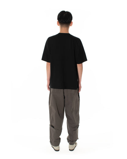 MONO SEAM S/S TEE BLACK