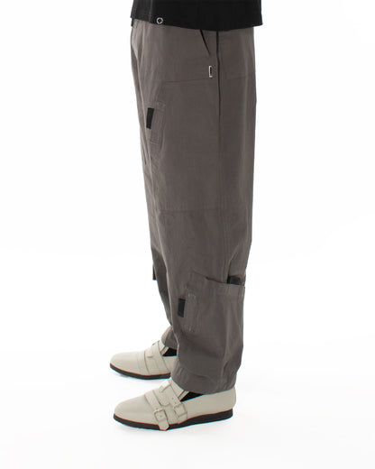 PULL TAB FLIGHT PANTS CHARCOAL