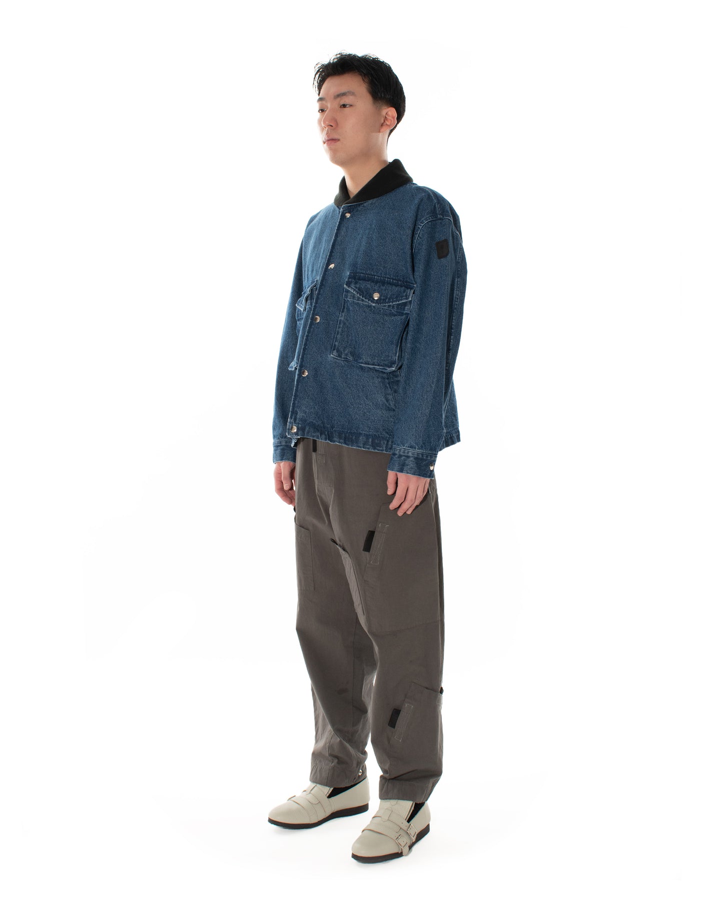 FLOAT DENIM BLOUSON BLUE