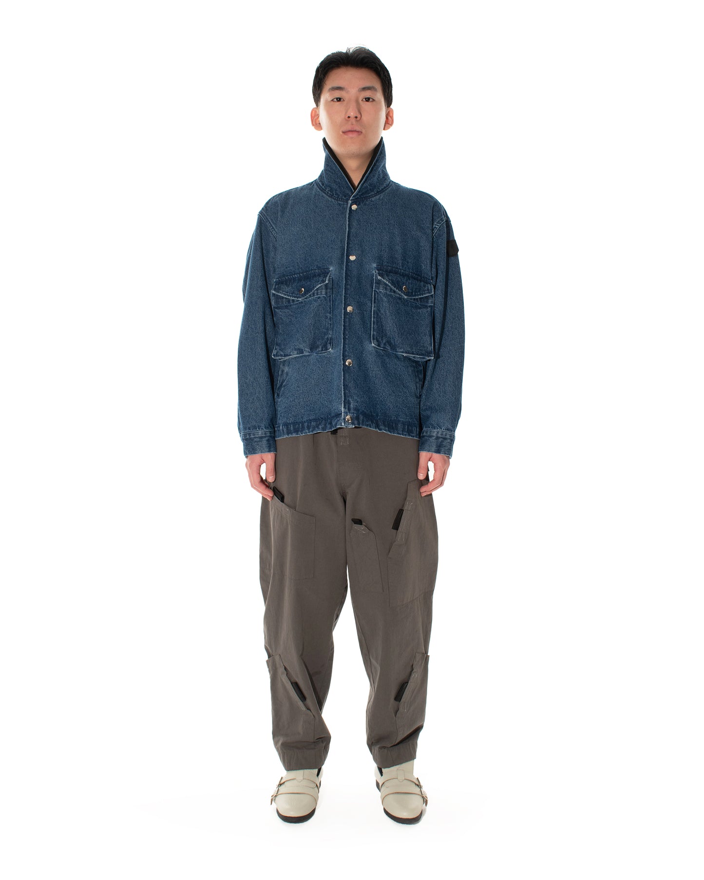 FLOAT DENIM BLOUSON BLUE