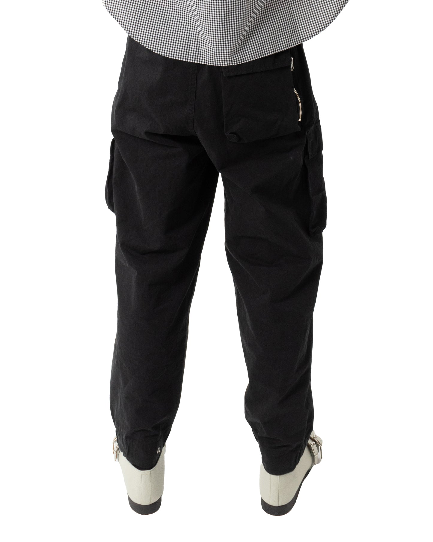 ZIPPY POCKET PANTS BLACK