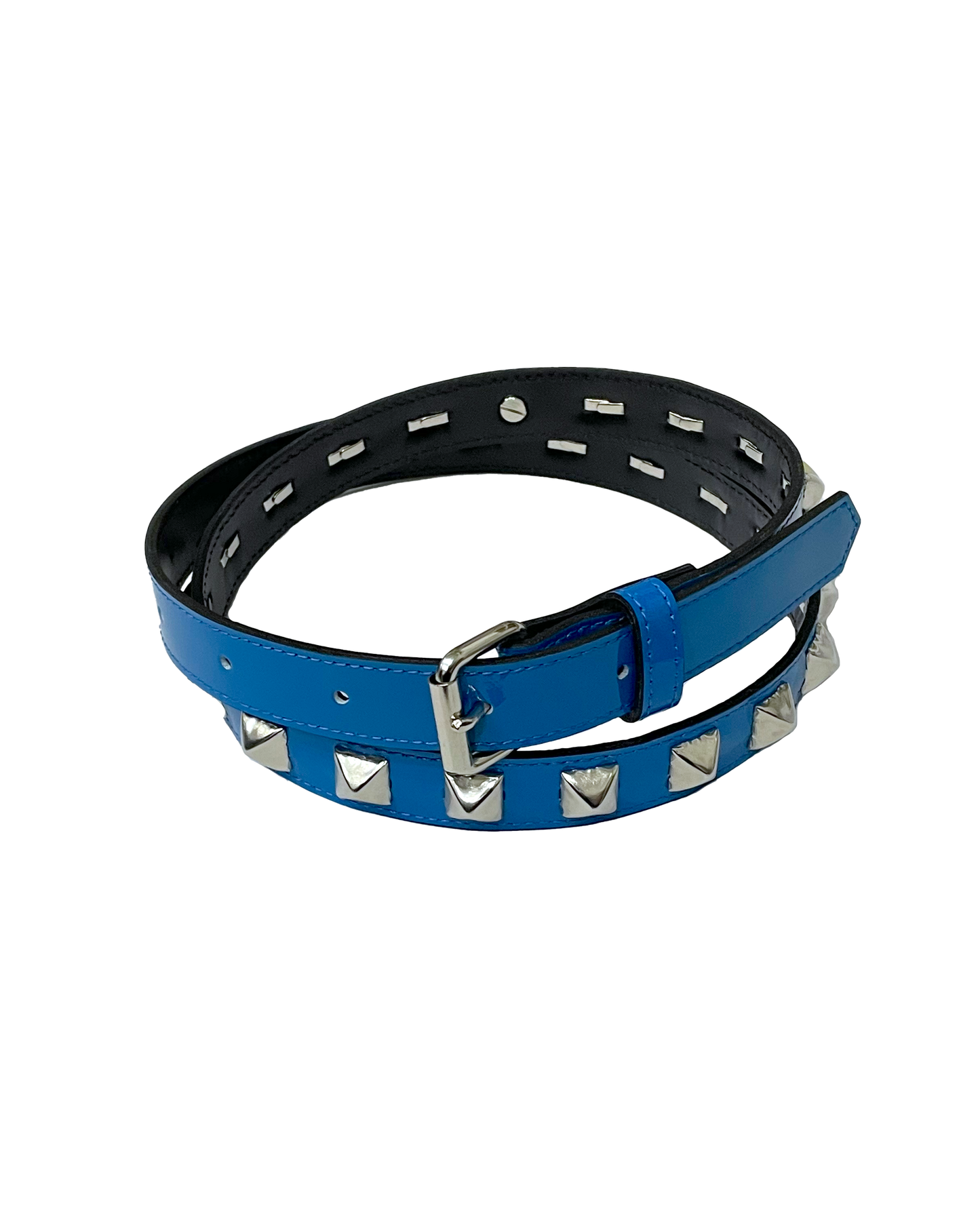 HALF STUDS BELT BLUE