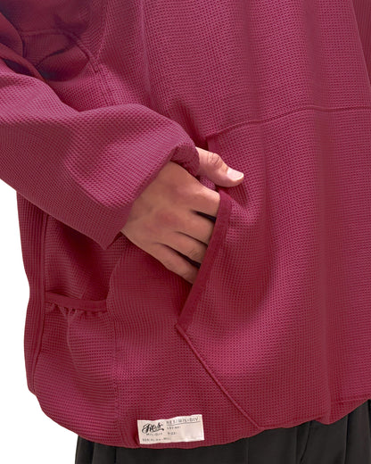 RESclusive / PARKA HL WAFFLE BORDEAUX