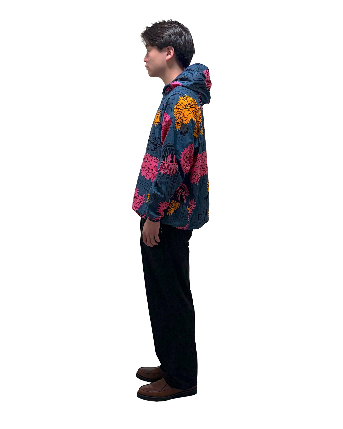 RESclusive / PARKA GAUZE TENTACLE DEEP SEA NAVY
