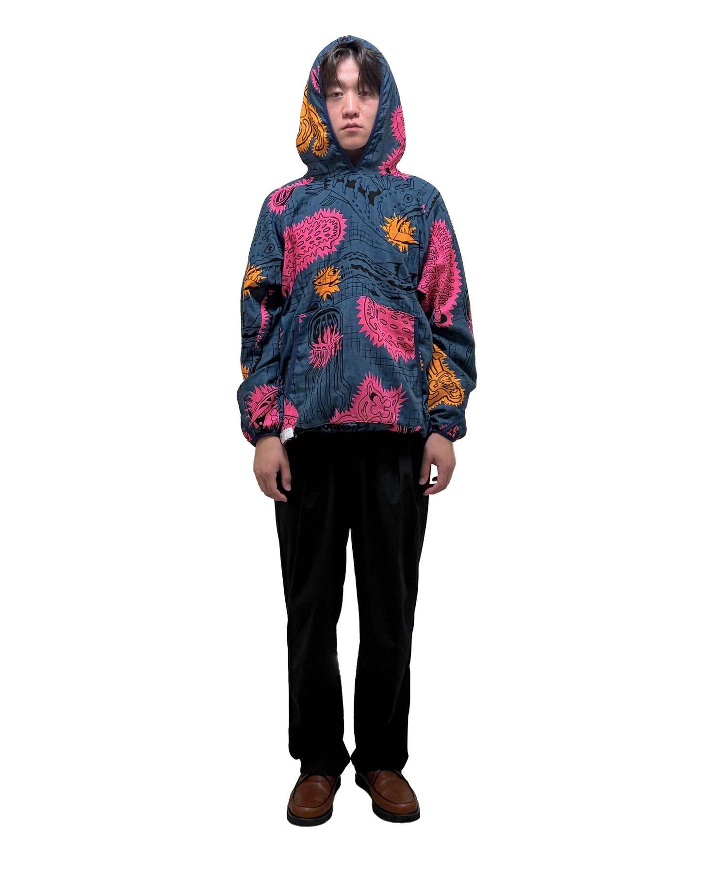 RESclusive / PARKA GAUZE TENTACLE DEEP SEA NAVY