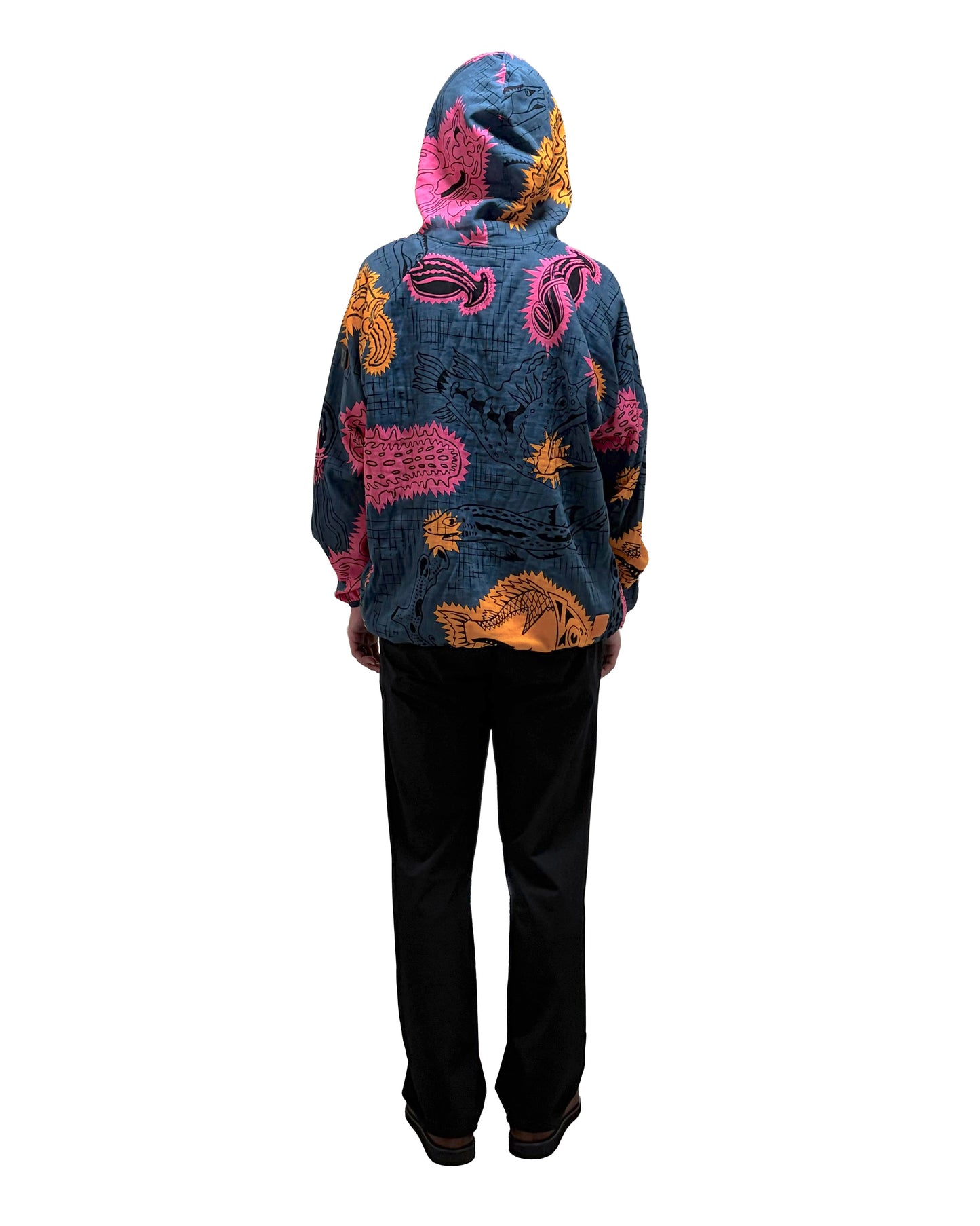 RESclusive / PARKA GAUZE TENTACLE DEEP SEA NAVY