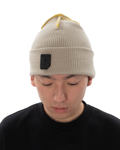 REVERSIBLE WATCH CAP IVORY