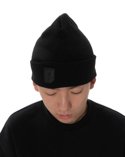 REVERSIBLE WATCH CAP BLACK