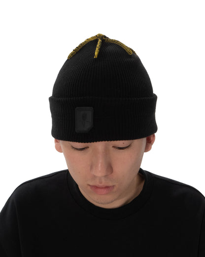 REVERSIBLE WATCH CAP BLACK