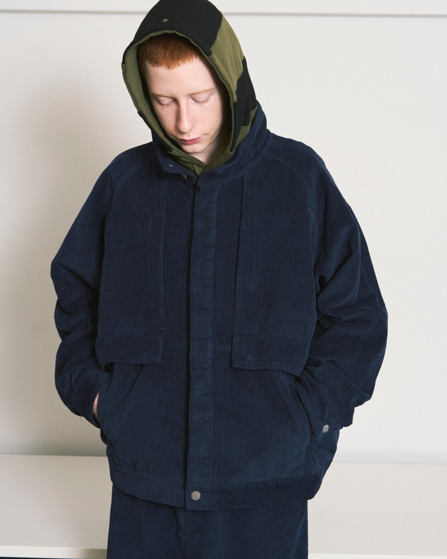 TRAD CORD JACKET BLACK