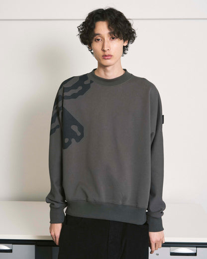 MONO SEAM SWEATSHIRT LIME GREEN