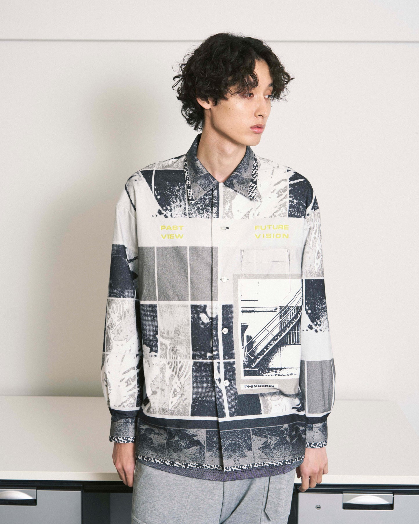 FLANNEL OPEN COLLAR SHIRT AGENT