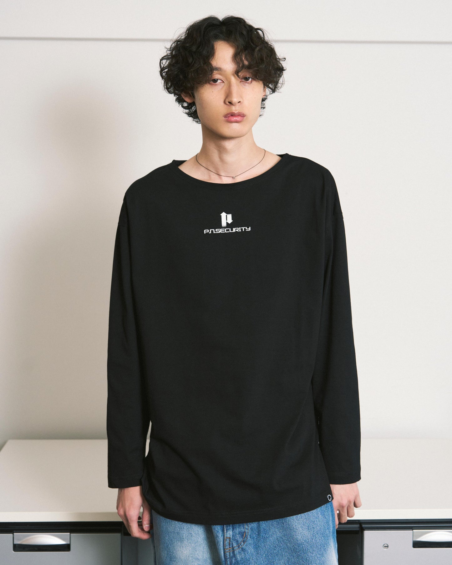 SECURITY BOATNECK L/S TEE WHITE