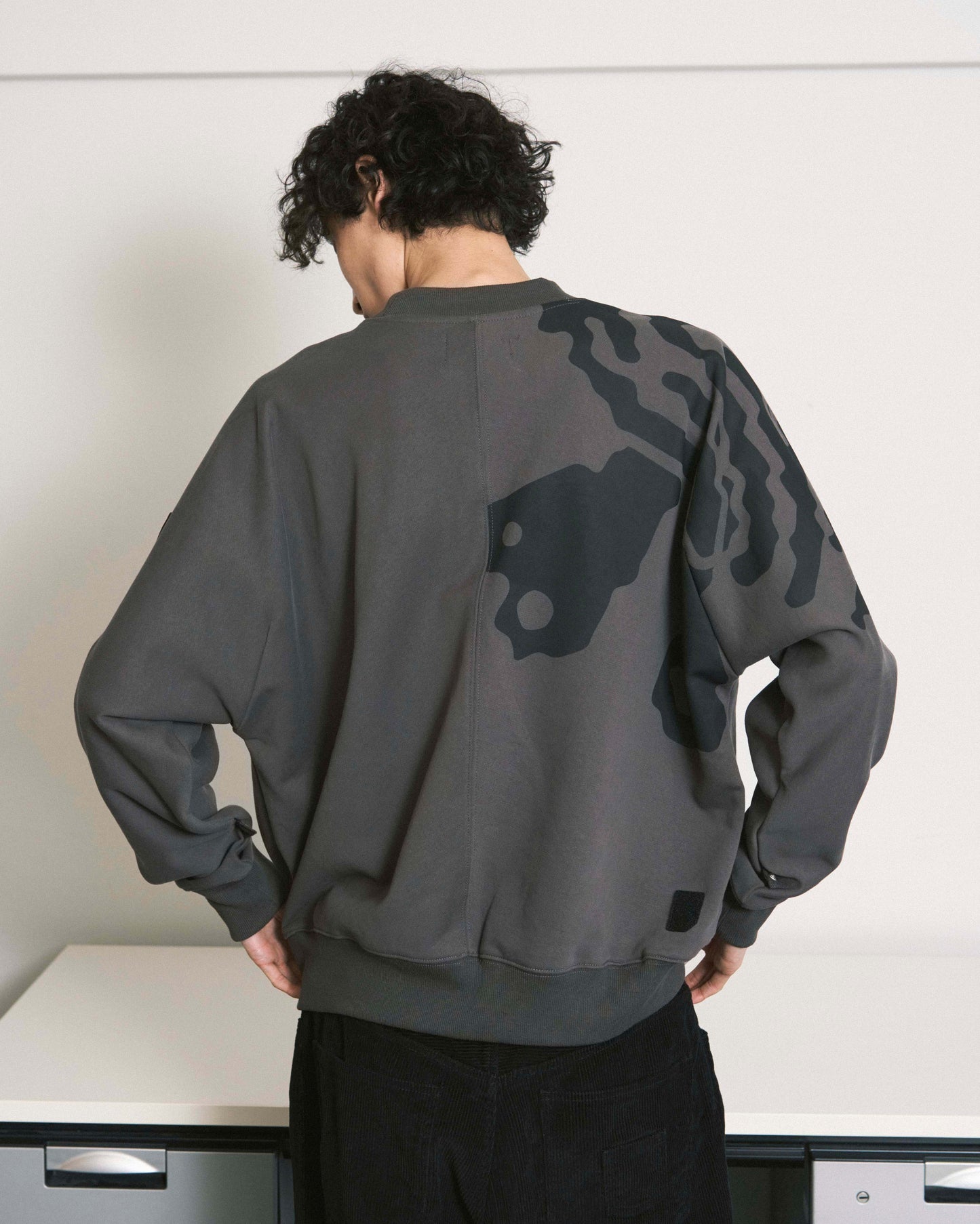 MONO SEAM SWEATSHIRT LIME GREEN