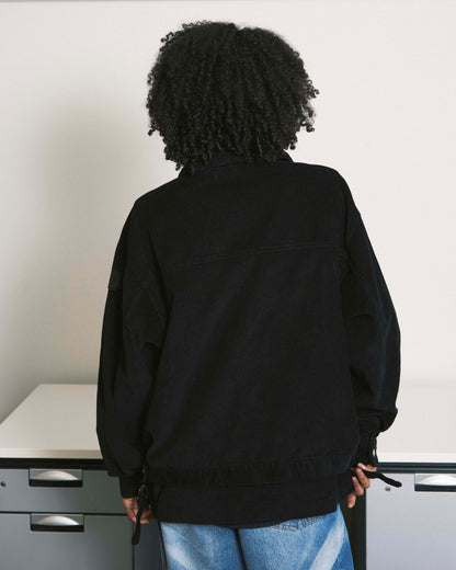 DOUBLE CORD JACKET BLACK
