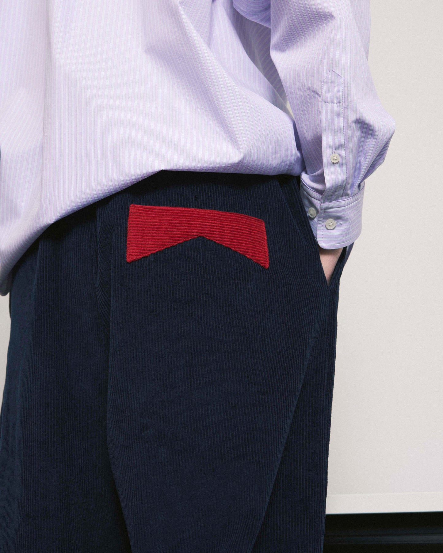 HAMBLETON PANTS CORD BLACK