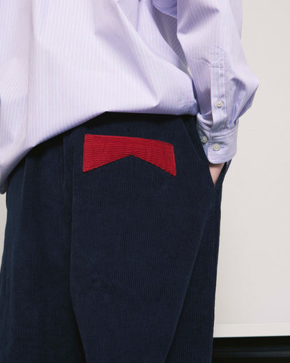 HAMBLETON PANTS CORD BLACK