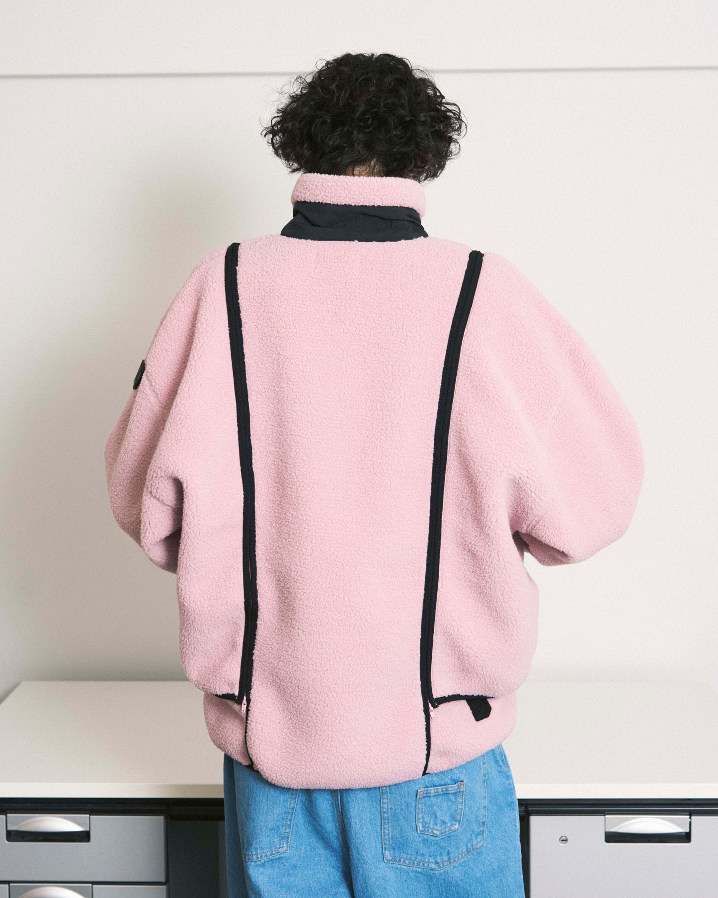 NOREN BOA FLEECE JACKET IVORY