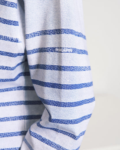 MARINE BOATNECK L/S TEE WHITE